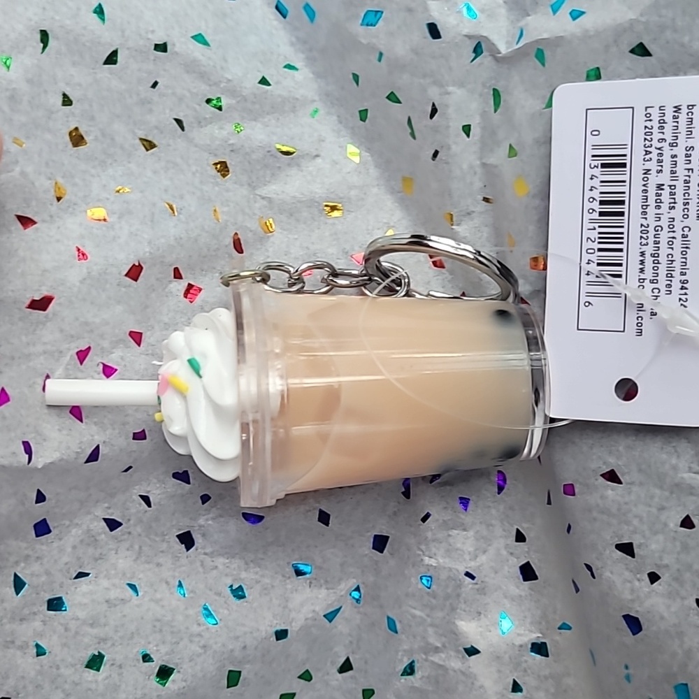 Water bubble tea Keychain Charm Water Drink Keychain Charm Water Drink Keychain - Picture 6 of 12
